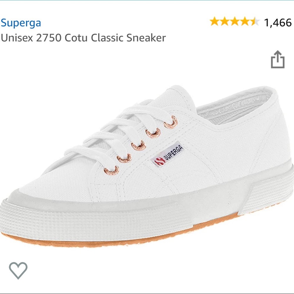 Superga White Canvas Sneakers